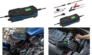 ANSMANN KFZ-Batterieladegerät BC, 6-12V/6A, schwarz/blau