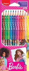 Maped Dreikant-Buntstifte Barbie, 12er Kartonetui