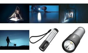 ANSMANN LED-Taschenlampe Daily Use 70B, silber/schwarz