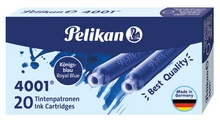 Pelikan Tintenpatronen 4001 TP/20, königsblau