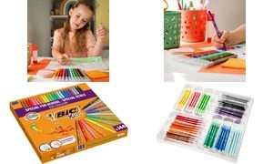 BIC KIDS Fasermaler Kid Couleur medium, 144er Klassenpackung