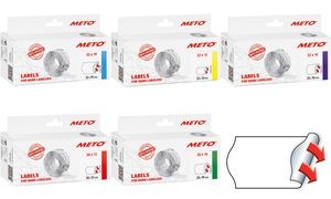 METO Etiketten für Preisauszeichner, 26 x 12 mm, weiß