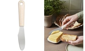 GastroMax Buttermesser BIO, Länge: 220 mm, Edelstahl/creme