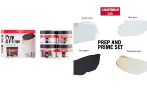 ROYAL TALENS AMSTERDAM Medium Grundierungs-Set, 4 x 120 ml
