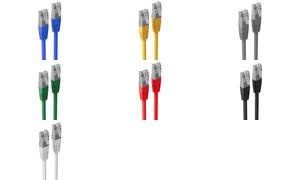 shiverpeaks Patchkabel, Kat. 6, S/FTP, 0,50 m, grau