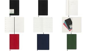MOLESKINE Buchkalender 2027, Wochen, L/A5, Softcover,hellrot