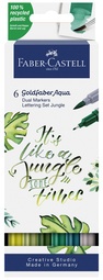 FABER-CASTELL Aquarellmarker GOLDFABER, 6er Etui Jungle