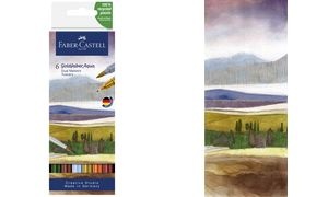 FABER-CASTELL Aquarellmarker GOLDFABER, 6er Etui Toskana