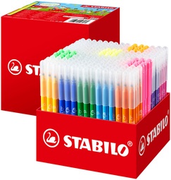 STABILO Fasermaler Trio A-Z, 240er Maxi Schoolpack