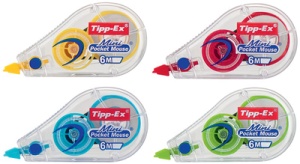 Tipp-Ex Korrekturroller Mini Pocket Mouse Fashion, 5 mmx 6 m