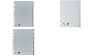 EXACOMPTA Kunststoff-Register, A-Z, DIN A4, 20-teilig