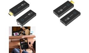 LogiLink Wireless HDMI Extender Set, 4K/30Hz, 30 m, schwarz
