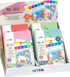 HEYDA Wasserfarben-Malset, im Theken-Display