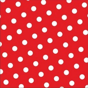 PAPSTAR Motiv-Servietten "Dots", 330 x 330 mm, rot