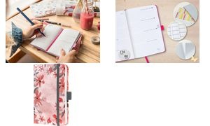 sigel Taschenkalender Jolie Beauty 2025 "Loose Florals Rose"