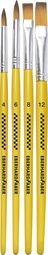 EBERHARD FABER Synthetikhaarpinsel-Set WINNER, 4-teilig
