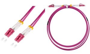 LogiLink Stahlarmiertes LWL Patchkabel, 2x LC-Duplex, 10 m