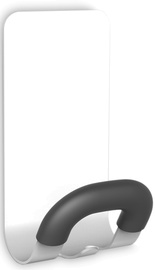 ALBA Garderobenhaken "MAG2", magnetisch, 1 Haken, silber