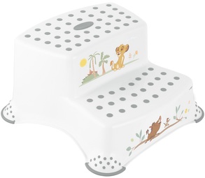 keeeper kids Tritthocker "igor lion king", zweistufig, weiß