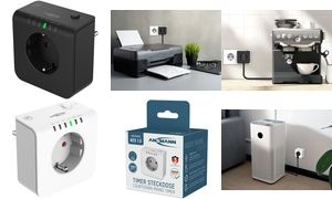 ANSMANN Energiespar-Steckdose AES 1.5, zeitgesteuert, weiß