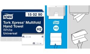 TORK Xpress Multifold Handtuchpapier, 212 x 240 mm, Z-Falz