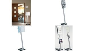 DURABLE Infoständer CRYSTAL SIGN stand, DIN A3