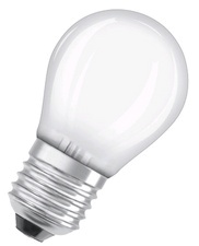 LEDVANCE LED-Lampe CLASSIC P, 4 Watt, E27, matt