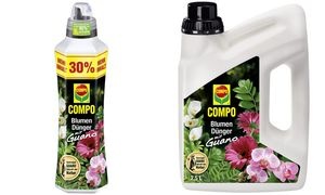 COMPO Blumendünger mit Guano, 2,5 Liter Kanister