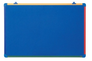 Bi-Office Kinder-Filztafel "Schoolmate", blau, 600 x 450 mm