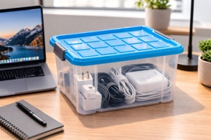 Peggy Perfect Aufbewahrungsbox mit Deckel, 27 Liter