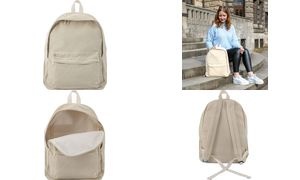 EBERHARD FABER Freizeit-Rucksack, aus Cord, beige
