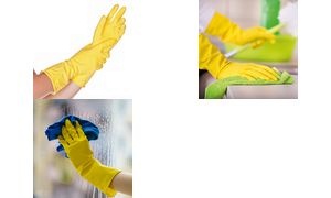 HYGOSTAR Latex-Universal-Handschuh Bettina, M, gelb