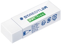 STAEDTLER Radierer PVC-free B20, weiß