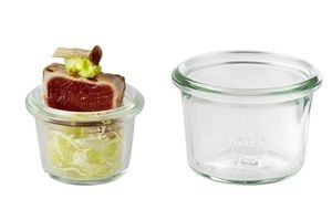 APS Weck-Gourmetglas, Sturz-Form, 80 ml, 12er Set