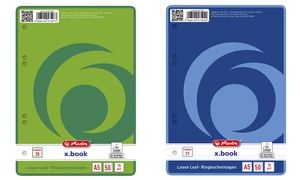herlitz Ringbucheinlagen x.book, DIN A5, kariert