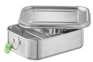 APS Lunchbox "L", aus mattiertem Edelstahl, 1,1 Liter