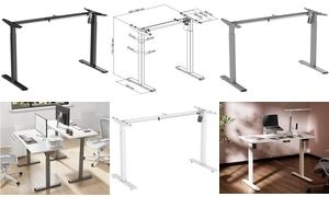 LogiLink Schreibtischgestell, elektrisch höhenverstellbar