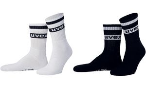 uvex Socken "Basic", weiß, Größe 39-42, 3er Pack