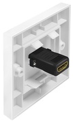 LogiLink Anschlussdose, HDMI Kupplung - HDMI Kupplung, weiß