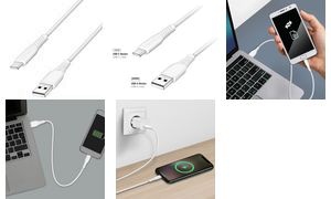 LogiLink USB 2.0 Kabel, USB-A - USB-C, 0,3 m, weiß