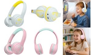 LogiLink BT 5.4 Kinder-Headset MUSIC BUDDIES, pink