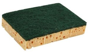 Wonday by Nicols Naturfaser-Reinigunsschwamm, 10er Pack