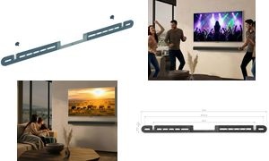 LogiLink Lautsprecher-Wandhalterung für SONOS ARC/ARC ULTRA