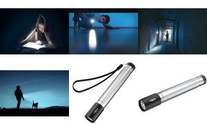 ANSMANN LED-Taschenlampe Daily Use 150B, silber/schwarz