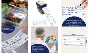 AVERY Proben-Etiketten, mit Tagesfeldern, 98 x 40 mm, weiß