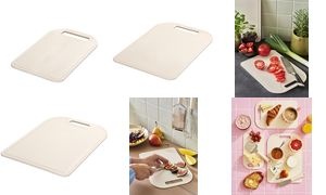 GastroMax Schneidebrett BIO, 350 x 250 mm, creme