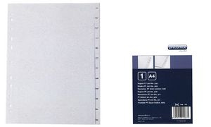 proOFFICE Kunststoff-Register, Monate, A4, Jan.-Déc. (FR)