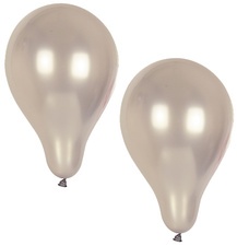 PAPSTAR Luftballons "Metallic", Umfang: 800 mm, silber