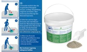 easyabsorb Bindemittel GROBKORN, Attapulgit, 1,5 kg Eimer