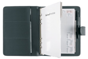 bind Terminplaner Modell 15501-1, A5, ohne Kalender, schwarz